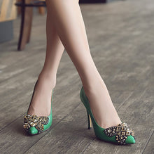 Petite Size Rockstud Dress Heel Pumps SS256