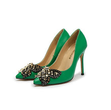 Petite Size Rockstud Dress Heel Pumps SS256