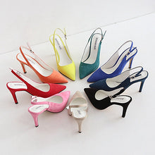 petite small feet pointy slingback suede heeled sandals size 2